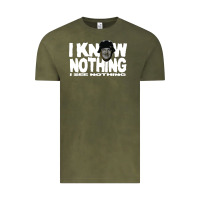 Vintage Olive i know nothing Vintage Tee - linhVisuals