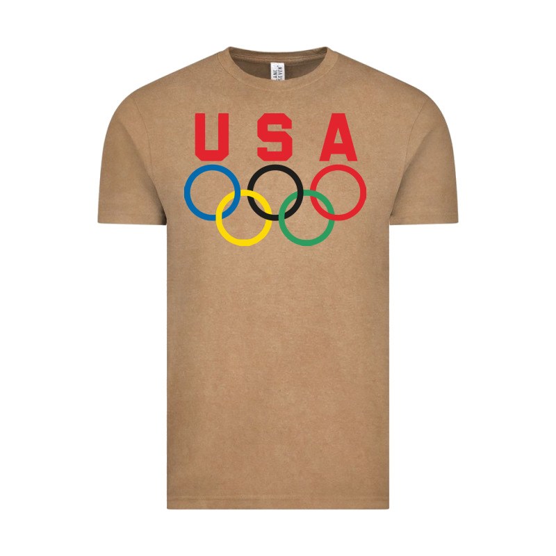 Olympic Rings Vintage Tee by linhVisuals | Teevron