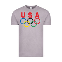 Vintage Zinc OLYMPIC RINGS Vintage Tee - linhVisuals