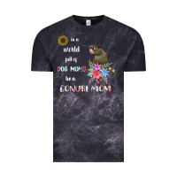 Cloud Black funny be a green cheek conure parrot bird mom mother sweatshirt Vintage Tee - linhVisuals