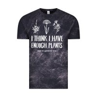 Cloud Black i think i have enough plants Vintage Tee - linhVisuals