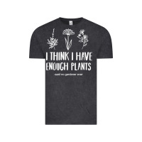 Vintage Black i think i have enough plants Vintage Tee - linhVisuals