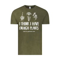 Vintage Olive i think i have enough plants Vintage Tee - linhVisuals