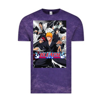 Cloud Purple Bleachs Anime Vintage Tee - linhVisuals