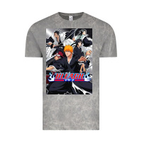 Cloud Rock Bleachs Anime Vintage Tee - linhVisuals