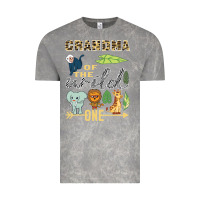 Cloud Rock grandma of the wild one zoo mother birthday safari jungle long sleeve Vintage Tee - linhVisuals