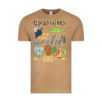 Vintage Camel grandma of the wild one zoo mother birthday safari jungle long sleeve Vintage Tee - linhVisuals