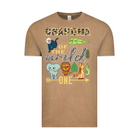 Vintage Coffee grandma of the wild one zoo mother birthday safari jungle long sleeve Vintage Tee - linhVisuals