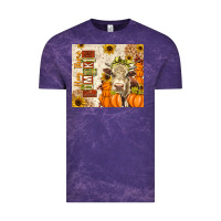 Cloud Purple fall hay there pumpkin Vintage Tee - texasbilliewilder
