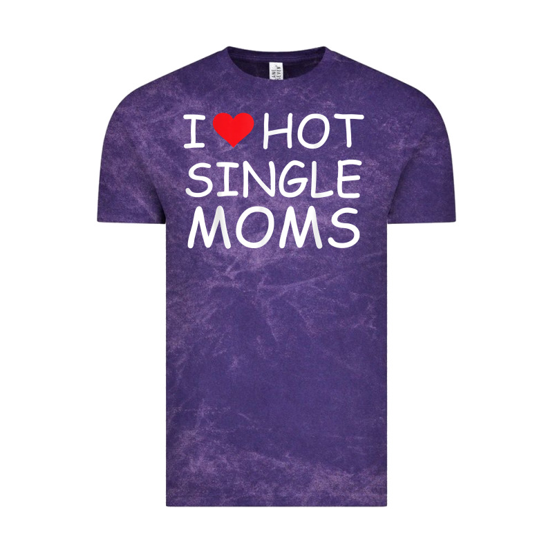 I Love Hot Single Moms Tee Red Heart Hot Mother Milf Mommy T Shirt Vintage Tee by linhVisuals | Teevron
