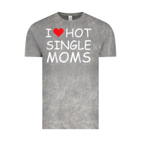 Cloud Rock i love hot single moms tee red heart hot mother milf mommy t shirt Vintage Tee - linhVisuals