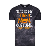 Cloud Black halloween mom shirts funny this is my tired mom costume t shirt Vintage Tee - linhVisuals