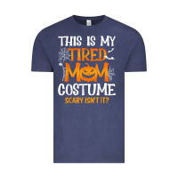 Vintage Denim halloween mom shirts funny this is my tired mom costume t shirt Vintage Tee - linhVisuals