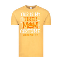 Vintage Mustard halloween mom shirts funny this is my tired mom costume t shirt Vintage Tee - linhVisuals
