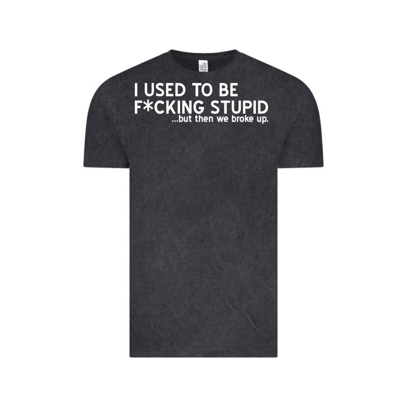 I Used To Be F Cking Stupid Vintage Tee by linhVisuals | Teevron