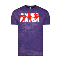 Cloud Purple black akira Vintage Tee - linhVisuals