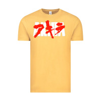 Vintage Mustard black akira Vintage Tee - linhVisuals