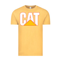 Vintage Mustard cat Vintage Tee - linhVisuals