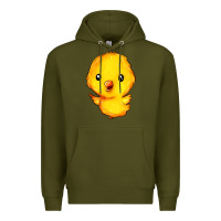 Army Green chick Premium Hoodie - FaDigitalArtStudio