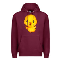 Burgundy chick Premium Hoodie - FaDigitalArtStudio