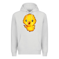 Dove Grey chick Premium Hoodie - FaDigitalArtStudio