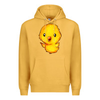 Mustard chick Premium Hoodie - FaDigitalArtStudio