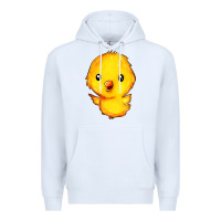 White chick Premium Hoodie - FaDigitalArtStudio