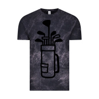 Cloud Black Golf Club 003 Vintage Tee - linhVisuals