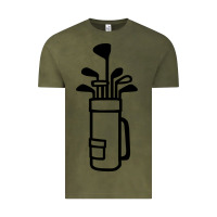 Vintage Olive Golf Club 003 Vintage Tee - linhVisuals