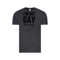 Vintage Black i'm not gay but $20 is $20 (white) Vintage Tee - linhVisuals