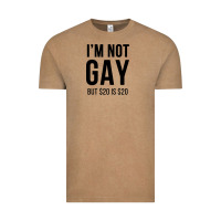 Vintage Coffee i'm not gay but $20 is $20 (white) Vintage Tee - linhVisuals