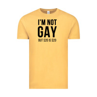Vintage Mustard i'm not gay but $20 is $20 (white) Vintage Tee - linhVisuals
