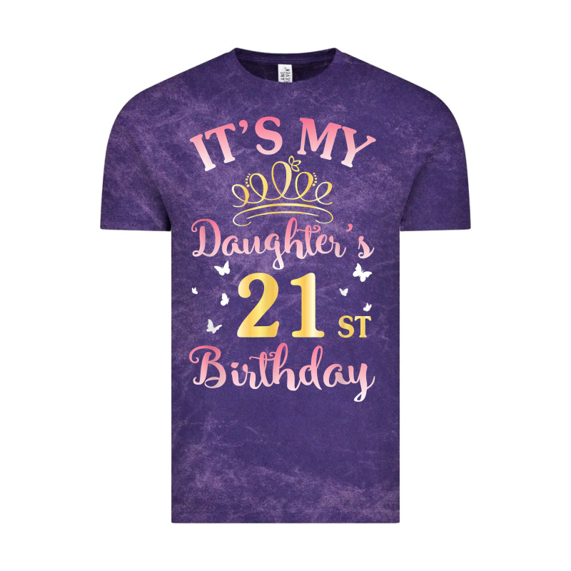 It's My Daughter's 21st Birthday Happy To Her Mommy Daddy T Shirt Vintage Tee by linhVisuals | Teevron