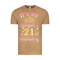 Vintage Camel it's my daughter's 21st birthday happy to her mommy daddy t shirt Vintage Tee - linhVisuals