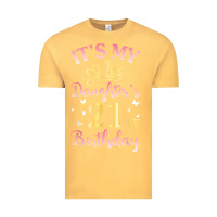 Vintage Mustard it's my daughter's 21st birthday happy to her mommy daddy t shirt Vintage Tee - linhVisuals