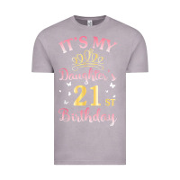 Vintage Zinc it's my daughter's 21st birthday happy to her mommy daddy t shirt Vintage Tee - linhVisuals