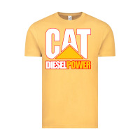 Vintage Mustard cat diesel power Vintage Tee - linhVisuals
