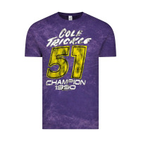 Cloud Purple cole trickle Vintage Tee - linhVisuals