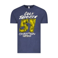 Vintage Denim cole trickle Vintage Tee - linhVisuals