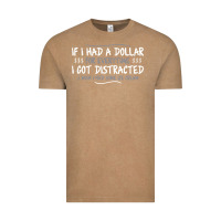 Vintage Coffee if i had a dollar for everytime i got distracted Vintage Tee - linhVisuals