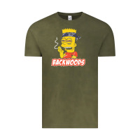 Vintage Olive backwoods tshirt Vintage Tee - linhVisuals