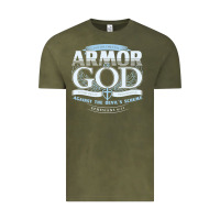 Vintage Olive armor of god bible verse scripture Vintage Tee - linhVisuals