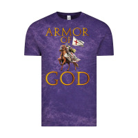 Cloud Purple armor of god ephesians bible verse Vintage Tee - linhVisuals