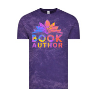 Cloud Purple book author funny author book writing Vintage Tee - linhVisuals