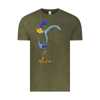 Vintage Olive road runner Vintage Tee - linhVisuals
