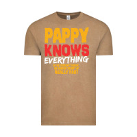 Vintage Coffee pappy knows everything Vintage Tee - linhVisuals