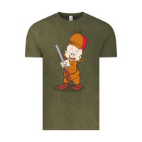 Vintage Olive elmer fudd Vintage Tee - linhVisuals