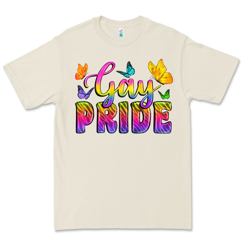 Gay Pride With Butterfly Premium Tee by BundleAndBundleShop | Teevron