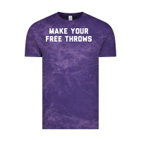 Cloud Purple make your free throws Vintage Tee - linhVisuals