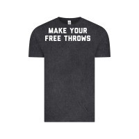 Vintage Black make your free throws Vintage Tee - linhVisuals